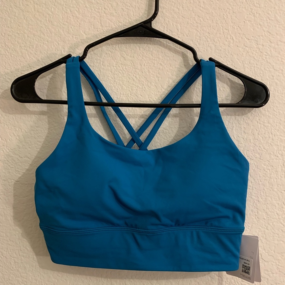 Lululemon Blue Sports Bra Hawaiian Blue